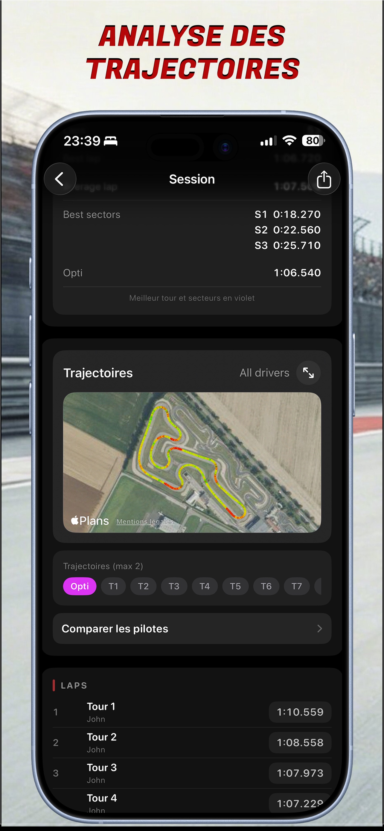 Analyse des trajectoires